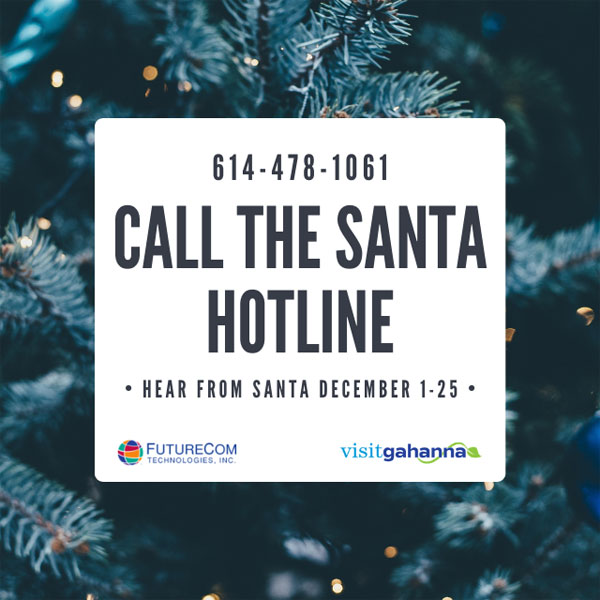 Gahanna Ohio Christmas Santa Hotline