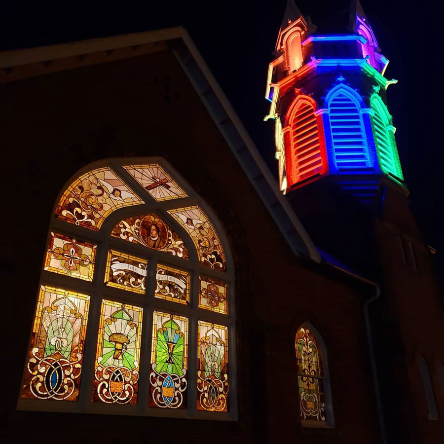 Visit Gahanna History Lovers Gahanna Sanctuary Lighted Bell Tower
