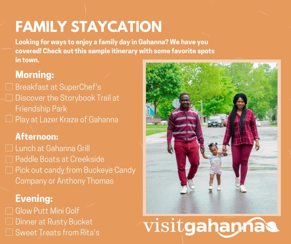 Visit Gahanna Staycation For Family
