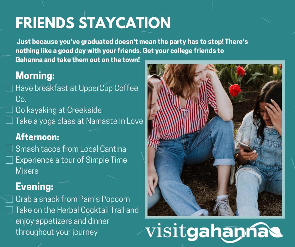 Visit Gahanna Staycation For Friends