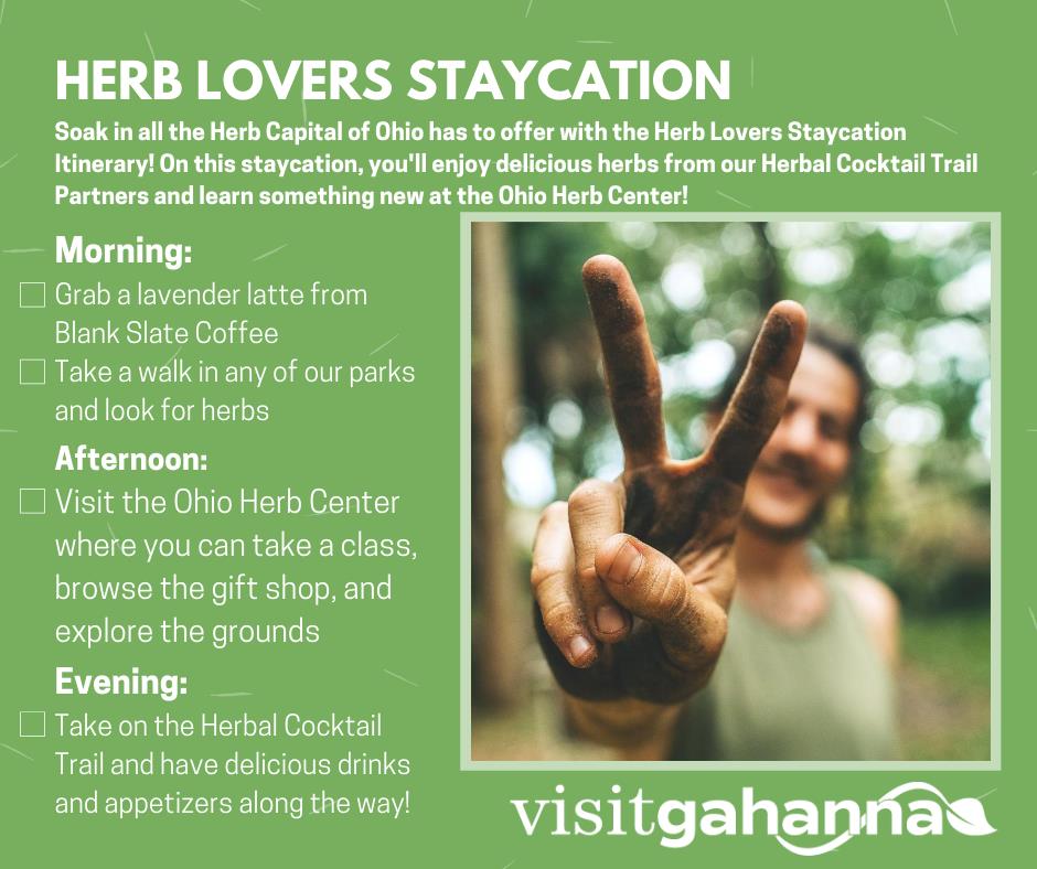 Visit Gahanna Staycation For Herb Lovers